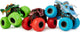Monster jam - charged beasts-set - officiële dragon - octon8er - jurassic attack-metalen monstertrucks - schaal 1:64