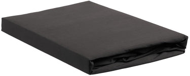 Ambiante - katoen - split-topper - hoeslaken - 160x200 cm - antraciet