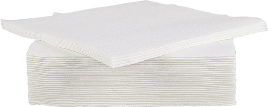 Cosy trendy for professionals servet - papier - 38 cm - wit - set-40