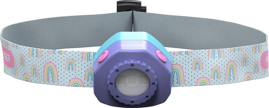 Ledlenser kidled4r paars - hoofdlamp - oplaadbaar - 40 lumen - kindvriendelijk