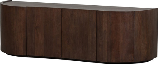 Woood sense dressoir 4-deurs - mango - walnoot - 50x160x46