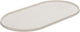 Designed by lotte oona placemat hond kat - placemat voerbak - vaatwasserbestendig - silicone - beige - 45x25x1,5 cm