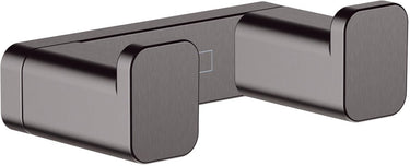 Hansgrohe addstoris handdoekhaak dubbel brushed black chroom
