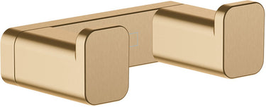 Hansgrohe addstoris dubbele handdoekhaak brushed bronze