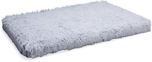 Beeztees siba - orthopedisch hondenkussen - fluffy - grijs - 100x70x9 cm - maat l -
