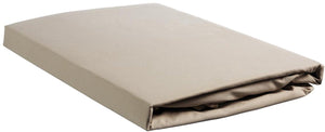 Ambiante katoen - hoeslaken - 90x200 - taupe