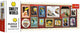 Trefl puzzel 1000 stukjes - smileyworld gallery kleurrijk karton.