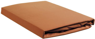 Ambiante - katoen - hoeslaken - 200x200 cm - oranje