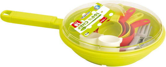 Écoiffier ecoiffier 100% chef pan met servies