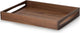 Continenta rechthoekig dienblad in massieve notelaar 49x35cm