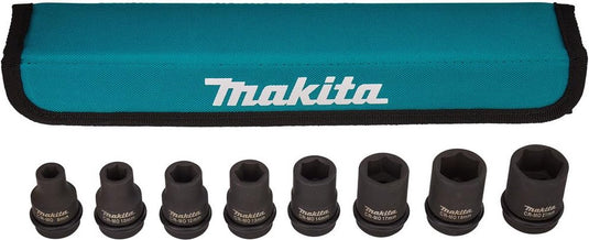 Makita e-02989 krachtdoppenset 8 delig in etui