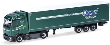 Herpa mercedes benz actros pro. s. g.sz. oppel ansbach