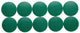 Maul magneet rond 10 stuks 2,5 kg kunststof ferriet bruchsicher erodiert lackiert ø 3.8 x 1.55 cm groen