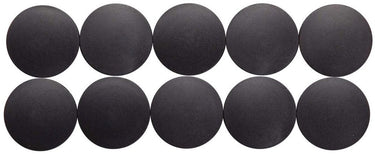 Maul magneet rond 10 stuks 2,5 kg kunststof ferriet bruchsicher erodiert lackiert ø 3.8 x 1.55 cm zwart