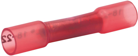 Klauke (670ws) stootverbinder met krimpkous met lijm 1mm rood geïsoleerd (zak 100 stuks) -