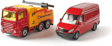 Siku 1667 afsleepwagen met personenauto