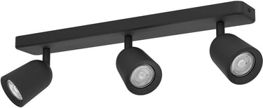 Eglo camaldoli spot - gu10 - 52 cm - zwart - kantelbaar