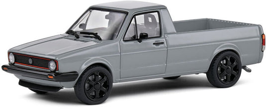Solido vw caddy mk 1 pick up '82, grijs - 1:43