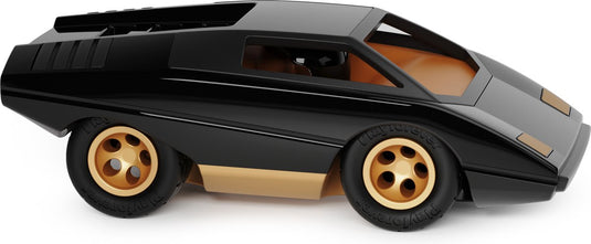 Playforever - speelgoedauto - ufo cannone - zwart
