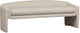 Woood zone bankje - polyester - beige - 58x160x55