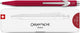 Caran d'ache colormat-x balpen red (rood)