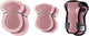 Globber 3-pack beschermset - junior protective - xs -6-10 jaar - >25kg - pastel roze - knie elleboog pols - voor steppen skaten fietsen