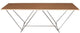 Fitex basic behangtafel 200x60cm - inklapbaar - met liniaal hulplijnen