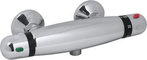 Plieger verano - thermostatische douchekraan - 12 cm hartafstand - chroom