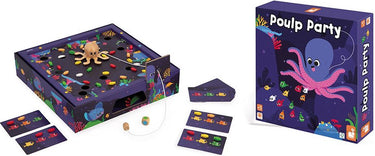 Janod - spel - poulp party - octopus visspel
