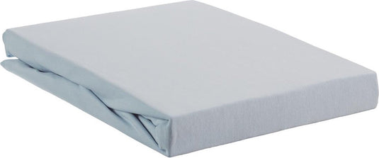 Beddinghouse - jersey - 95% katoen - 5% lycra -hoeslaken - 80x220 cm - licht blauw