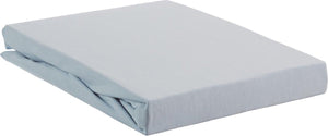 Beddinghouse - jersey - 95% katoen - 5% lycra -hoeslaken - 80x220 cm - licht blauw