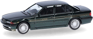 Herpa bmw alpina b12 (e38), groen metallic