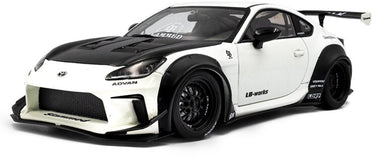 Solido toyota gr86 liberty walk body kit '24, wit schaal 1:18