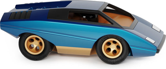 Playforever - speelgoedauto - ufo leonessa - blauw