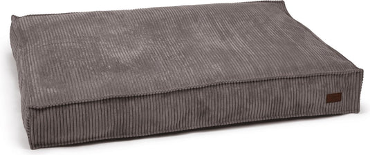 Designed by lotte ribbed - hondenkussen - bruin -120x80x15 cm