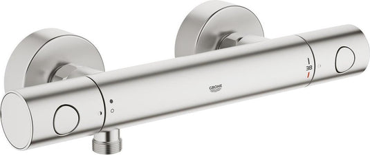 Grohe grohtherm 1000 cosmopolitan m thermostatische douchekraan - 15cm - supersteel (rvs)
