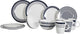 Gimex marine line servies - blue beta - 16-delig