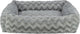 Trixie be eco - vital hondenmand loki - orthopedisch - soft edition - gerecycled polyester - grijs - 50x35 cm
