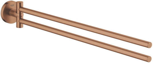 Grohe start handdoekhouder – draaibaar – 439 mm – wandmontage – metaal – geborsteld warm sunset