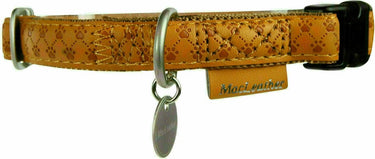 Macleather halsband bruin