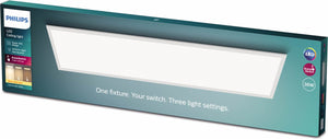 Philips touch plafondlamp - rechthoekig - wit
