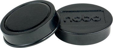 Nobo magnetische whiteboard magneten - pak van 10 stuks - 38mm magneten - zwart