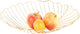 Present time - fruit basket leaf - iron - gold