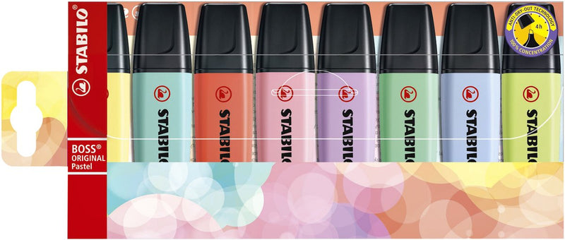 Load image into Gallery viewer, Stabilo boss original pastel - markeerstift - set 8 stuks
