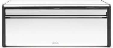 Brabantia broodtrommel - met klepdeksel - brilliant steel