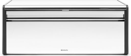 Brabantia broodtrommel - met klepdeksel - brilliant steel
