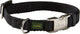 Hunter klikhalsband alu nylon soft - zwart - maat m 40-55 x 2 cm