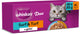 Whiskas kattenvoer - adult 1+ - duo surf turf selectie in gelei - 40x85g