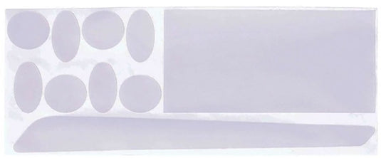 Bbb cycling clearskin - framebescherming fiets - transparante kabelstickers voor bescherming lak - water en hittebestendig - bbp-57