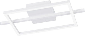 Eglo amandolo plafondlamp - led - 40 cm - wit - instelbaar rgb wit licht - dimbaar